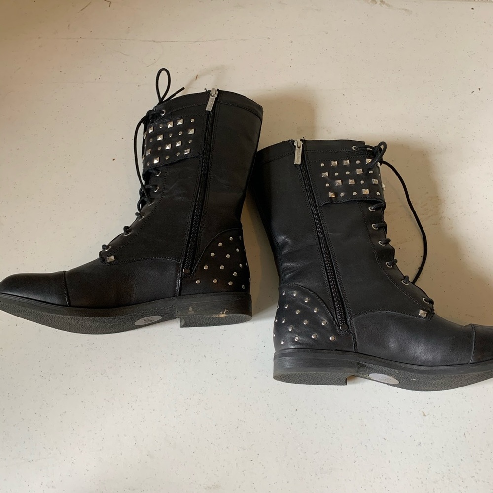 Ladies Black Leather Boots - Picture 5 of 9